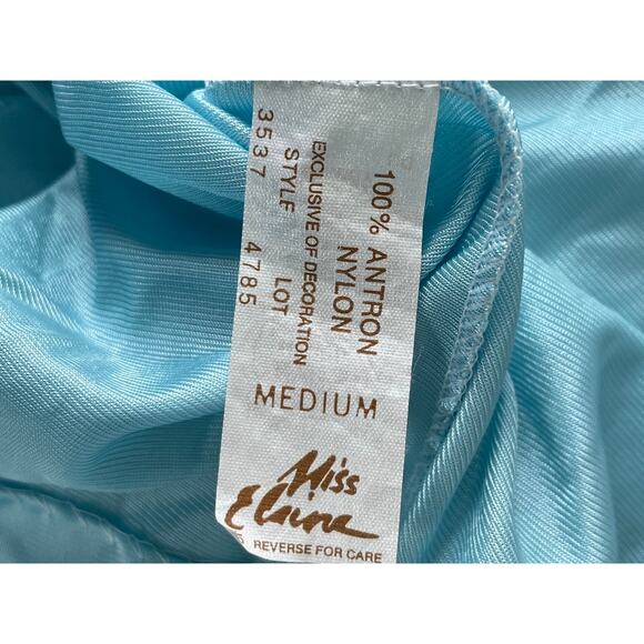 Vintage Miss Elaine Nylon Peignoir Set Gown and Robe - Picture 10 of 15